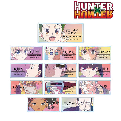 『HUNTER×HUNTER』トレーディング Ani-Art clear label 第2弾 アクリルネームプレート(単位/BOX)【202508再販】